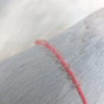 2mm Cherry Quarz Edelsteine an feinem Häkel-Armband – Bild 6