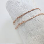 2-3mm Sonnenstein Edelsteine an feinem Häkel-Armband – Bild 10