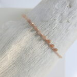 2-3mm Sonnenstein Edelsteine an feinem Häkel-Armband – Bild 13