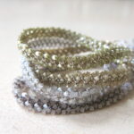 Häkel Armband mit schimmernden Miyuki Perlen – Bild 9