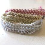 Häkel Armband mit schimmernden Miyuki Perlen – Bild 17