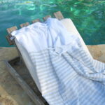 Gestreiftes Tuch - leichte Baumwoll-Qualität – Bild 4