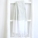 Gestreiftes Tuch - leichte Baumwoll-Qualität – Bild 11