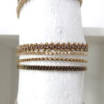 Feines Häkel Armband in Pastelltönen - soft schimmernd – Bild 6