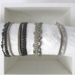 Metallic Armband peyote Technik – Bild 8