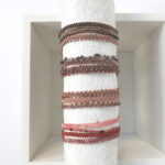 Einreihiges Häkel Armband metallic look – Bild 9