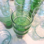 mundgeblasenes Glas Beldi aus Marokko - Flaschengrün – Bild 5