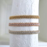 Edles Häkel Armband mit gemischten Perlen – Bild 11