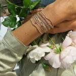 Edles Häkel Armband mit gemischten Perlen – Bild 9