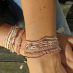 Edles Häkel Armband mit gemischten Perlen – Bild 8