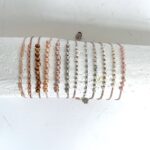 Süßwasserperlenarmband - handgehäkelt - in verschiedenen Farben – Bild 5