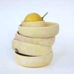 handgefertigte Holzschale aus Zitronenholz – Bild 4