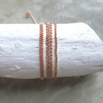 Armband 'peyote Technik' mit Metallperlen – Bild 12