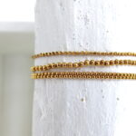 Gehäkelte Armbänder Exclusive line - 24 Karat Gold-3