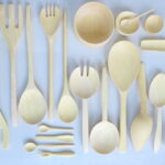 Salatbesteck aus Zitronenholz in zwei Längen - neu – Bild 8