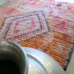 Berber Boujaad Teppich - orange - Marokko – Bild 7