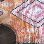 Berber Boujaad Teppich - orange - Marokko – Bild 6