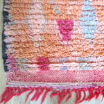 Berber Boujaad Teppich - orange - Marokko – Bild 8