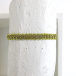 Edles Häkel Armband - green line – Bild 10