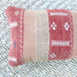 Vintage Kelim Kissen Marokko -  Farbe aubergine – Bild 5