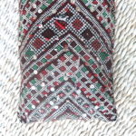 Vintage Kelim Kissen Marokko - Farbe aubergine