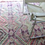 Berber Boujaad Teppich - lila - Marokko – Bild 4