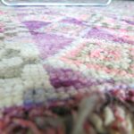 Berber Boujaad Teppich - lila - Marokko – Bild 9