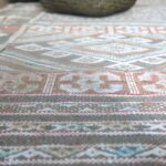 Berber Kelim Teppich olivgrau-terracotta - Marokko