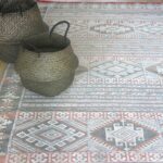 Berber Kelim Teppich olivgrau-terracotta - Marokko – Bild 3