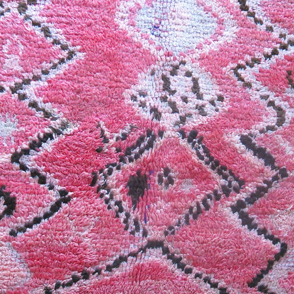 Boujaad Teppich - Berber Marokko - Coralrot