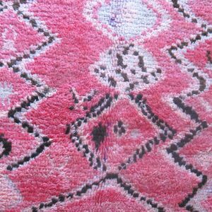 Boujaad Teppich - Berber Marokko - Coralrot