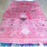 Boujaad Teppich - Berber Marokko - Coralrot – Bild 9