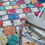 Vintage Berber Teppich 'Boucherouite' - Rhombe bunt – Bild 5