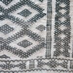Kelim Teppich BeniOurain Marokko - creme – Bild 6