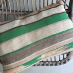 Kissen aus vintage Kelimteppich - gestreift – Bild 20