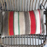 Kissen aus vintage Kelimteppich - gestreift – Bild 15