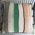 Kissen aus vintage Kelimteppich - gestreift – Bild 11