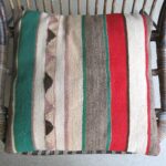 Kissen aus vintage Kelimteppich - gestreift – Bild 5