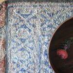 Vintage Berber Teppich 'Beni Mtir' - blau