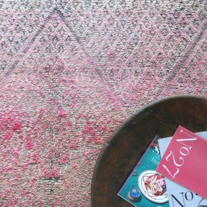 Vintage Berber Teppich 'Beni Mtir' - pink