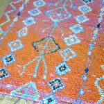 Handgeknüpfter vintage Teppich 'Boucherouite' - Berber Marokko – Bild 2