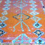 Handgeknüpfter vintage Teppich 'Boucherouite' - Berber Marokko – Bild 3