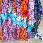 Handgeknüpfter vintage Teppich 'Boucherouite' - Berber Marokko – Bild 5