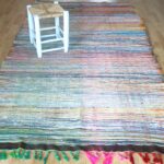 Kelim Teppich Taznakht Marokko - degrade bunt – Bild 2