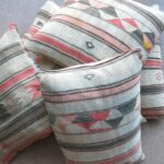 Kissen aus vintage Berberdecke - Rosenholz – Bild 5