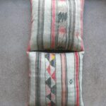 Kissen aus vintage Berberdecke - Rosenholz – Bild 3