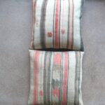 Kissen aus vintage Berberdecke - Rosenholz – Bild 2