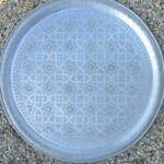 echt vintage Aluminium Tablett - 'NAELA' – Bild 3