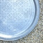 echt-vintage Aluminium Tablett - 'Zarif' – Bild 3