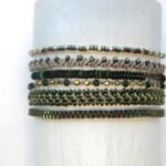 Neue Farben - Armband mit Edelsteinen und Vermeil Perlen – Bild 11